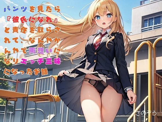 【えっちノベル】ギャルJKのパンツを見たら『彼氏になれ』と言われて、嫌々一緒にいたら好きになりエッチ三昧になった【サークル友華】  エロ画像743235